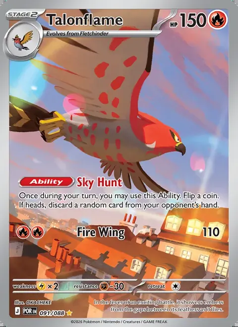 Talonflame 091/088 — reference scan